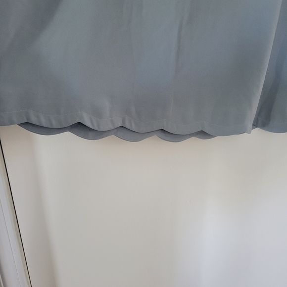 NEESHA Blue Scalloped Dress, Large - Picture 2 of 5